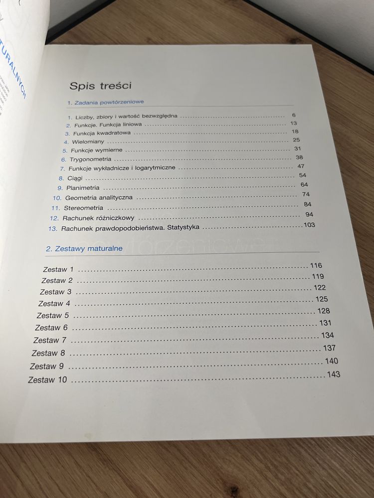 Zbiór zadań i zestawów NOWA ERA teraz matura matematyka rozszerzona