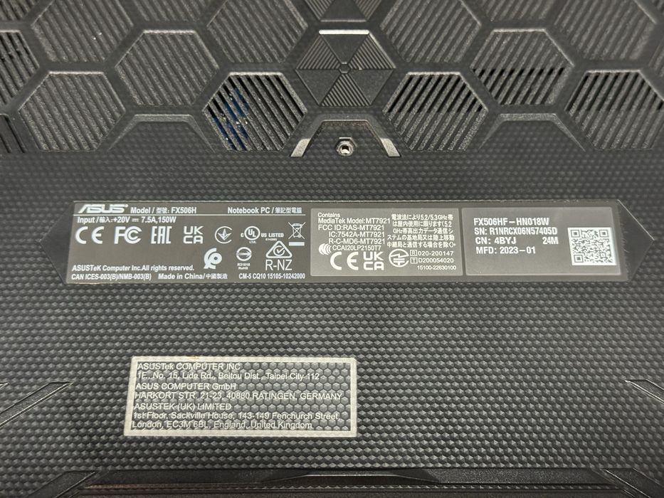 Laptop Asus TUF Gaming F15 FX506HF