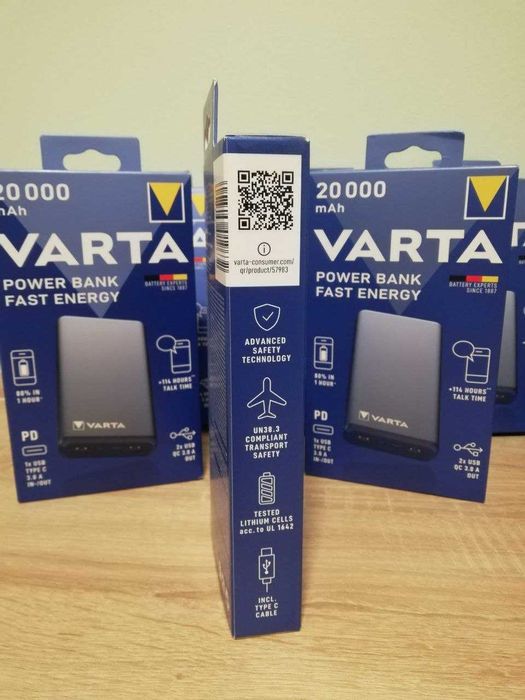 Повербанк Varta 20000 mAh Fast Energy‼️ PowerBank