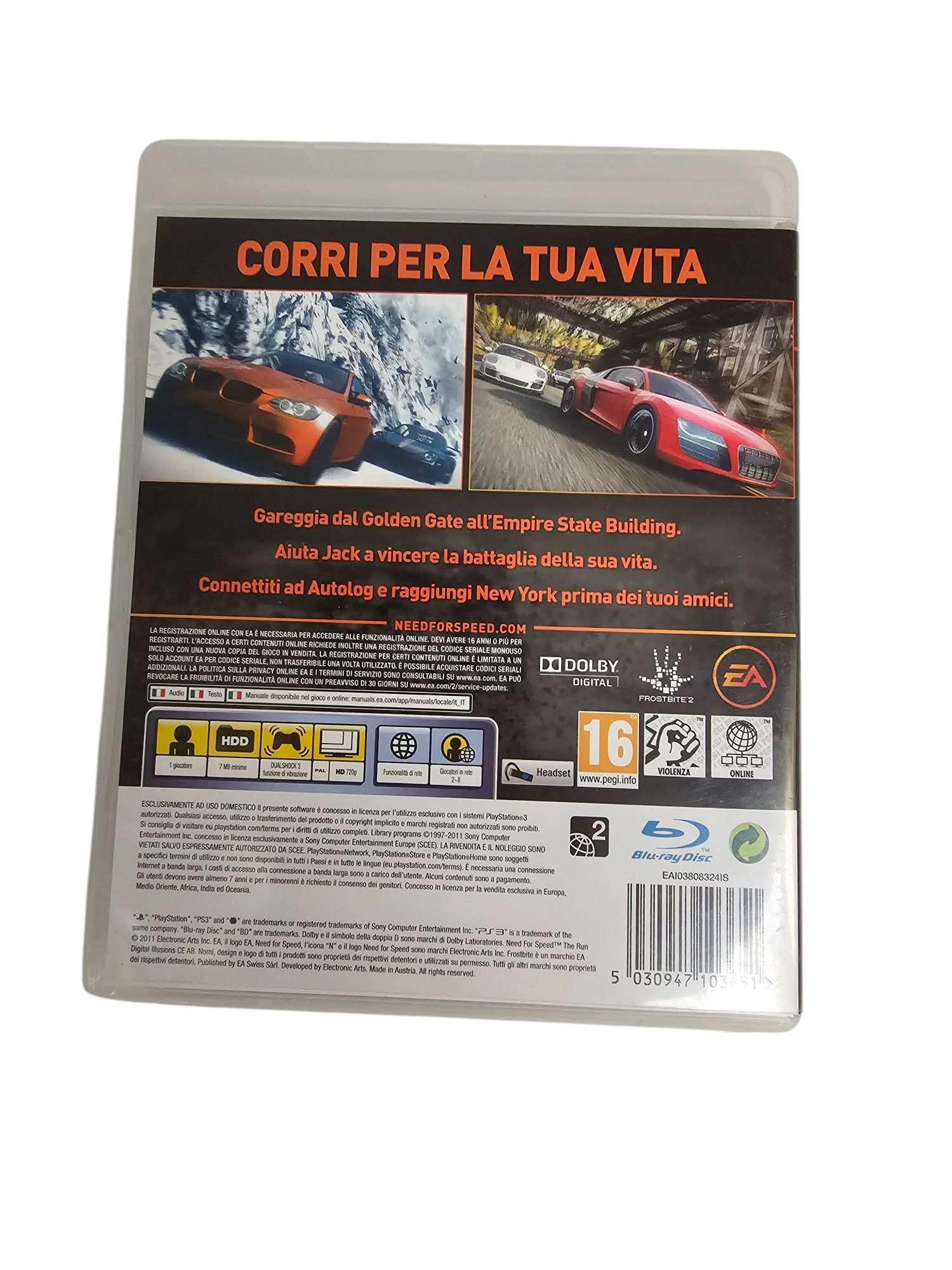 Need for speed the run ps3 PlayStation 3 napisy pl