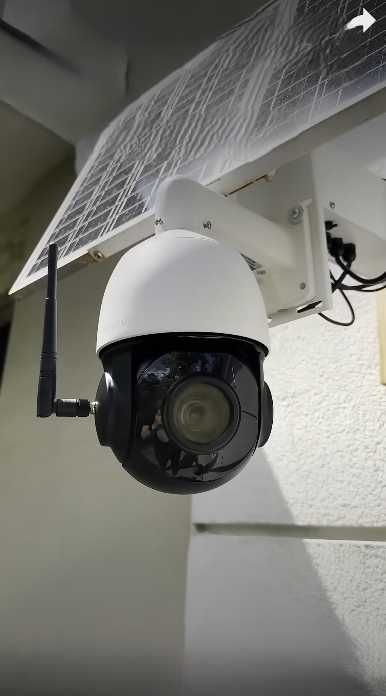 Kamera Zewnętrzna Obrotowa GSM Z18 + Panel Fotowoltaiczny SM6030 PRO