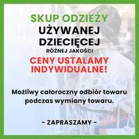 Skupujemy odzież używaną dla dzieci do 150 cm wzrostu