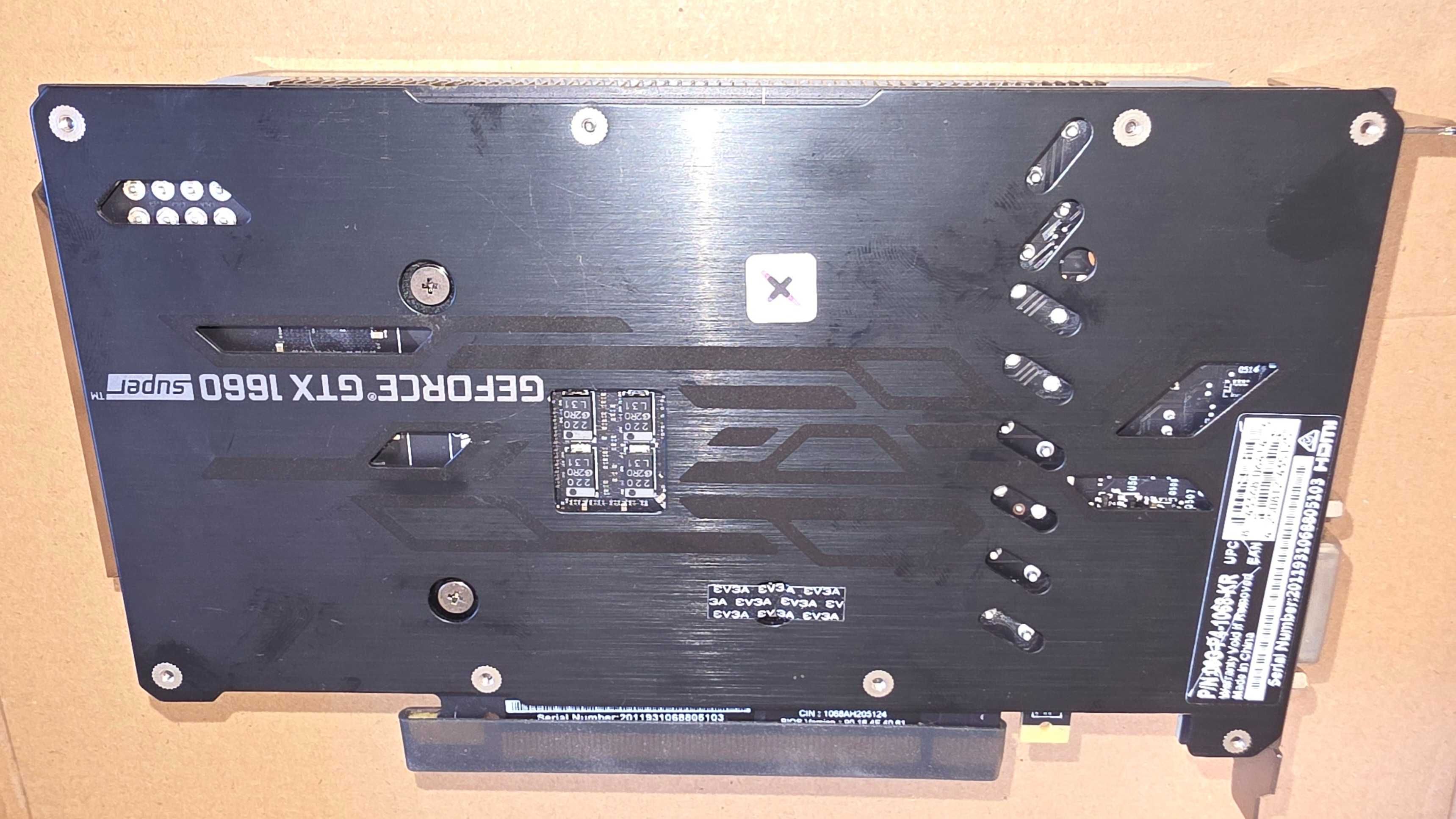 EVGA GeForce GTX 1660 Super  6GB GDDR6.