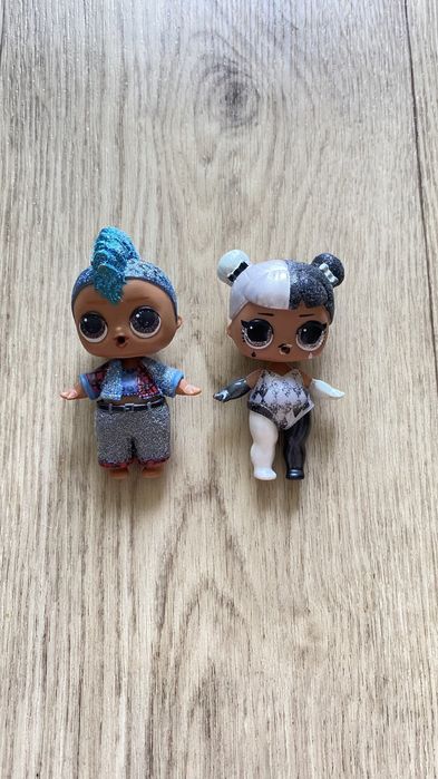 Кукла LOL Surprise  Punk Boy MGA Арлекин Черно-белая