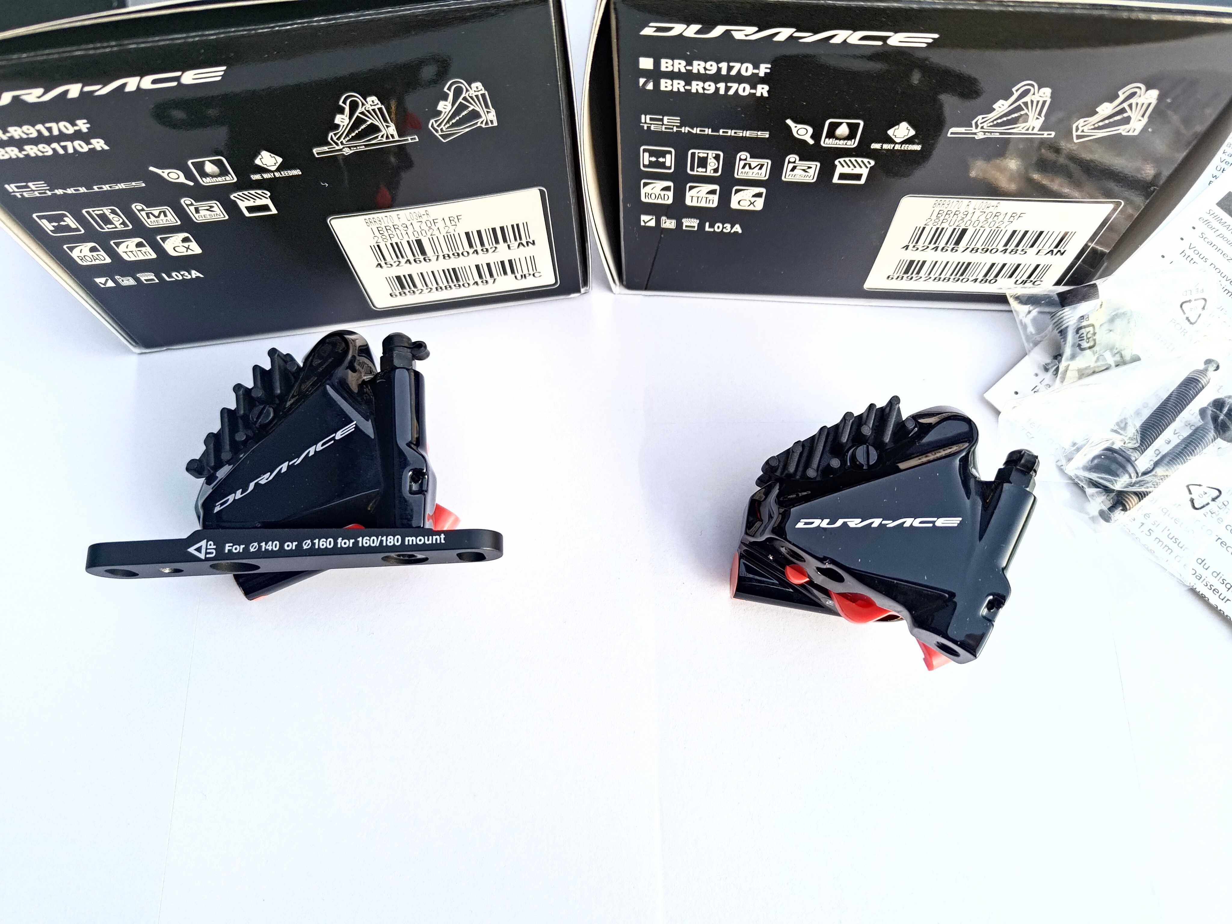 Hamulce, zaciski Shimano Dura-Ace BR-R9170, L03A, nowe (755)