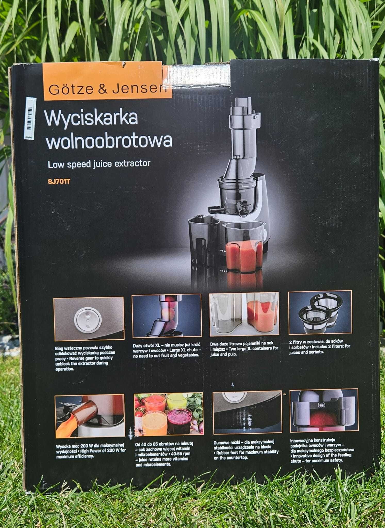 Wyciskarka wolnoobrotowa, sokowirówka