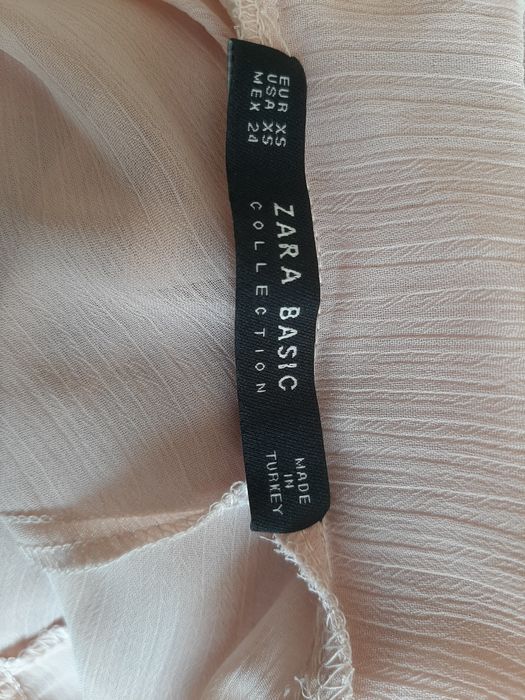 Bluzka z falbankami ZARA rozmiar XS