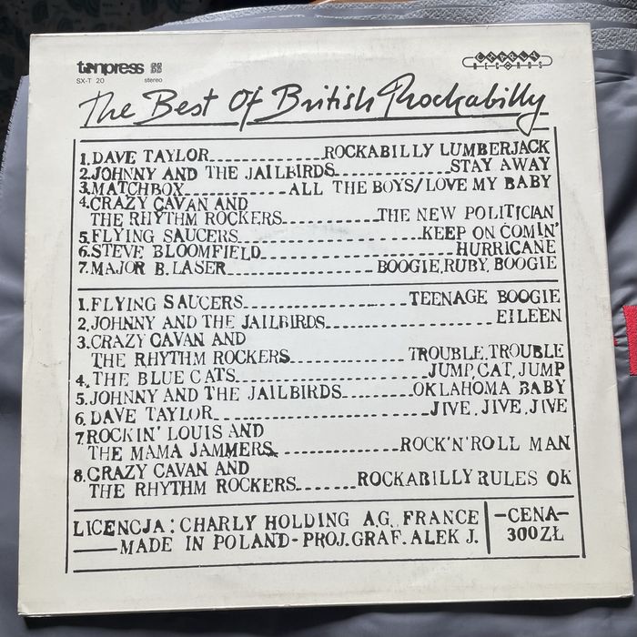 The Best of British Rockabilly – winyl Tonpress, 1983
