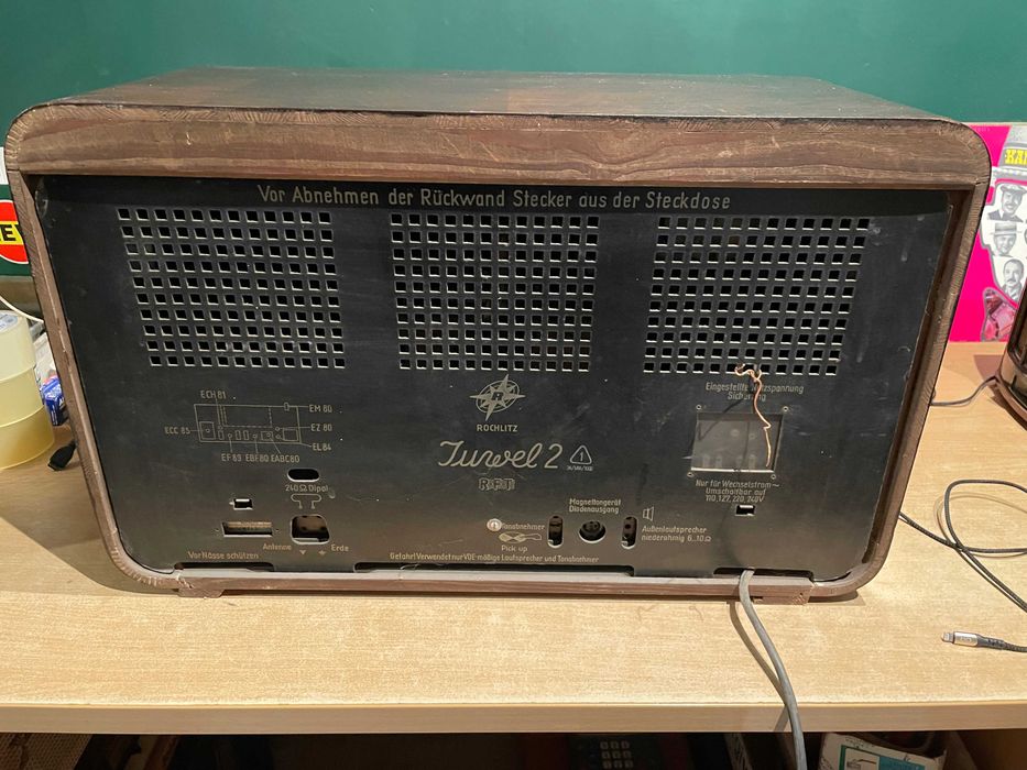 Radio lampowe RFT Rochlitz Juwel 2 sprawne gra