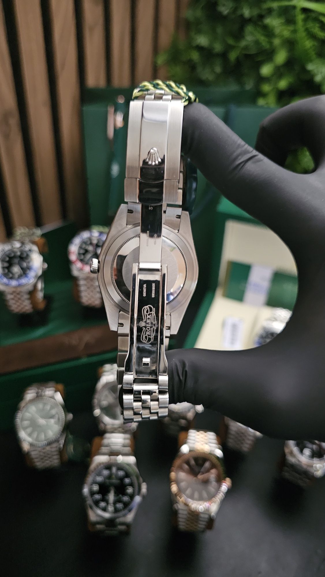 Rolex Datejust Fluted Motif Dial azul