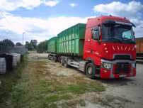 Hakowiec Zestaw Renault Gama T 2015r 13L.480 km 6x2 przyczepa+kontenry
