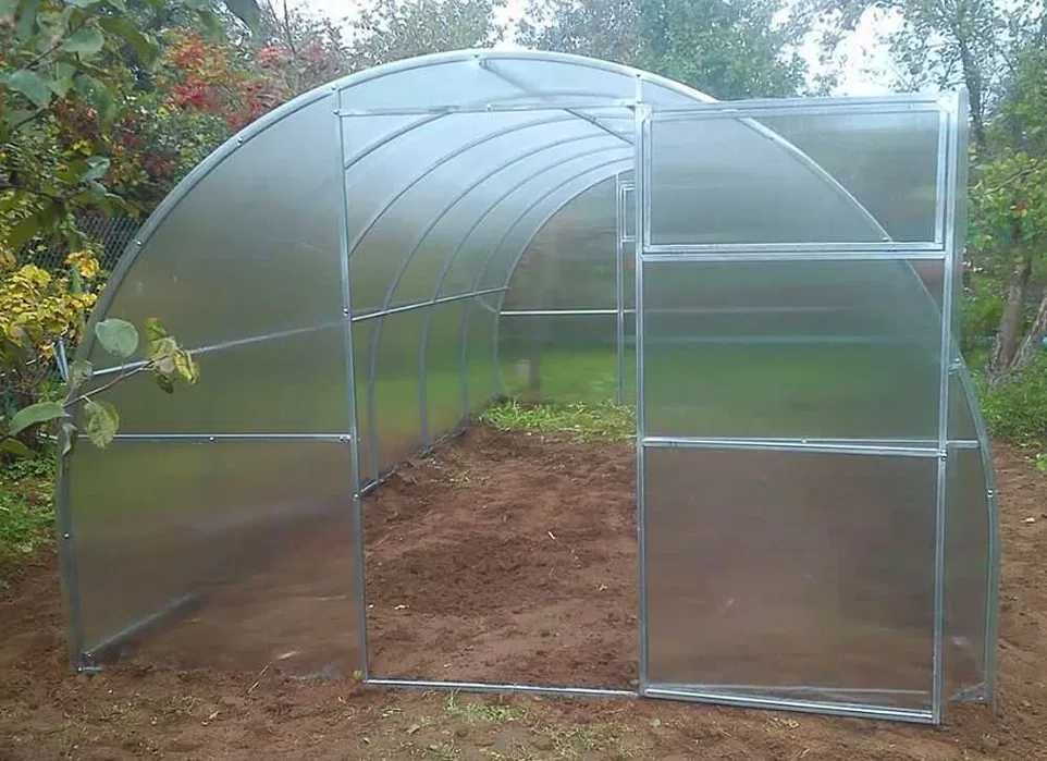 Szklarnia z poliwęglanu 3x4 3x6 3x8 3x10 3x12m pr. 40x20/20x20mm 4-6mm