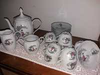 2 Serviços de chá oriental em porcelana