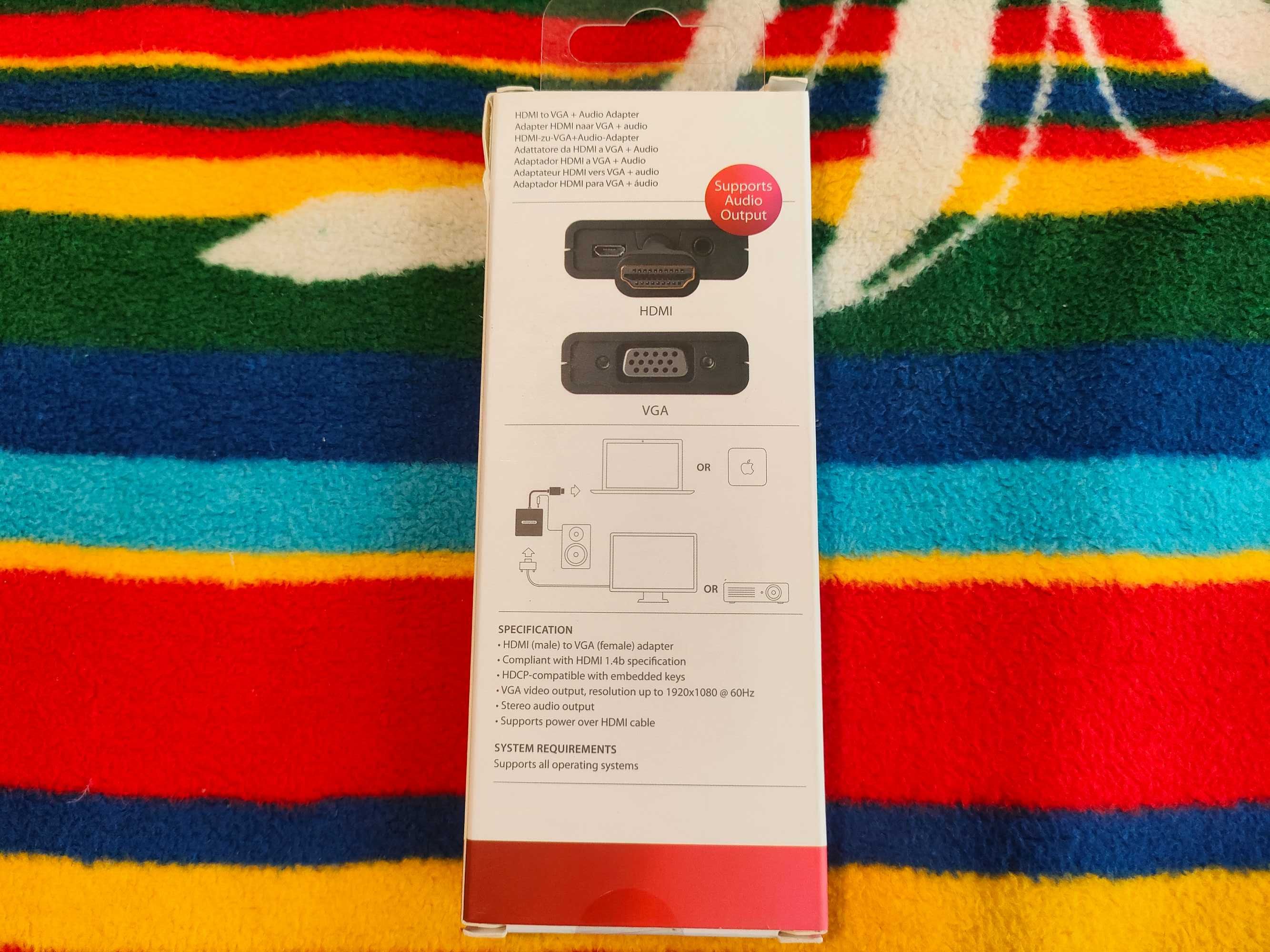 Adapter HDMI VGA + Audio