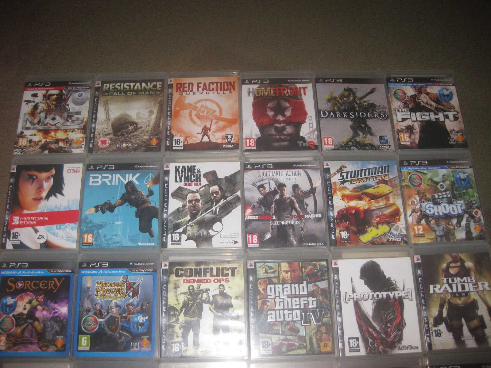 24 Jogos PS3 Completos em excelente estado!