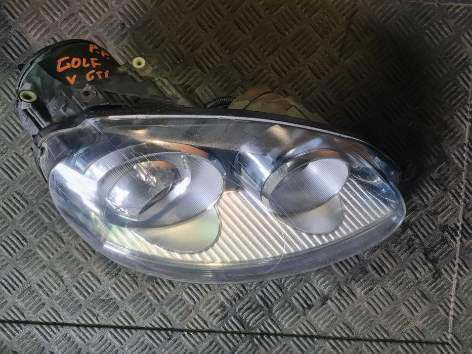 VW Golf V GTI 2.0 reflektor lampa przód prawa XENON przetwornica kpl