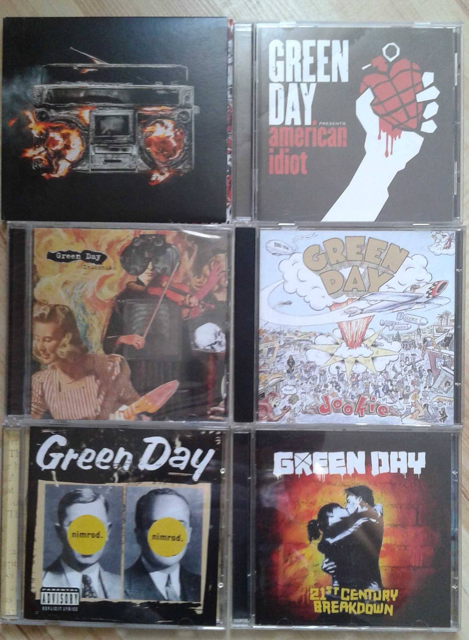 kolekcja 6 płyt CD GREEN DAY + gratis