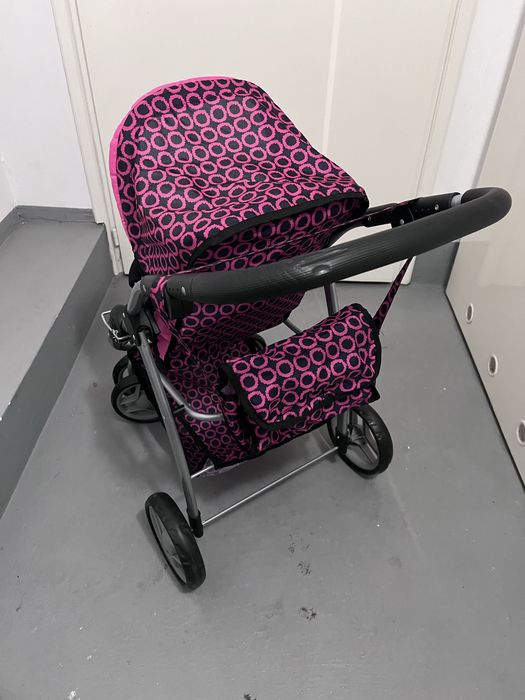 Doris, duży wózek spacerowy dla lalek, 3w1, stan idealny