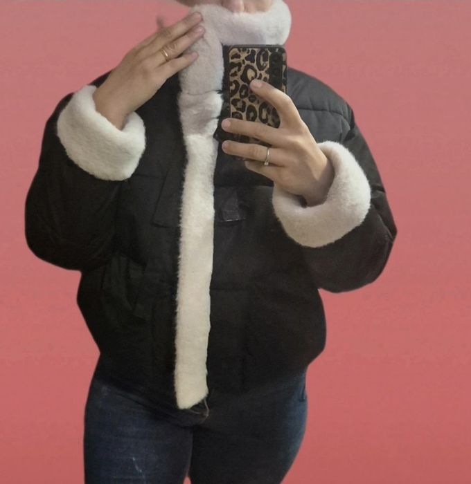 Ciepły płaszcz damski