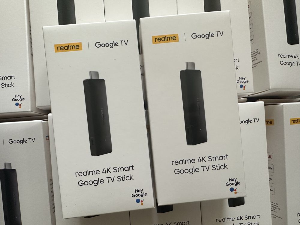 Realme 4K Smart Google TV Stick смарт тв приставка Android tv box