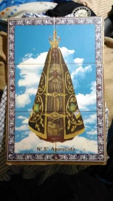 Gravura Senhora Aparecida Painéis Azulejos Imagem Quadro Sra Padroeira