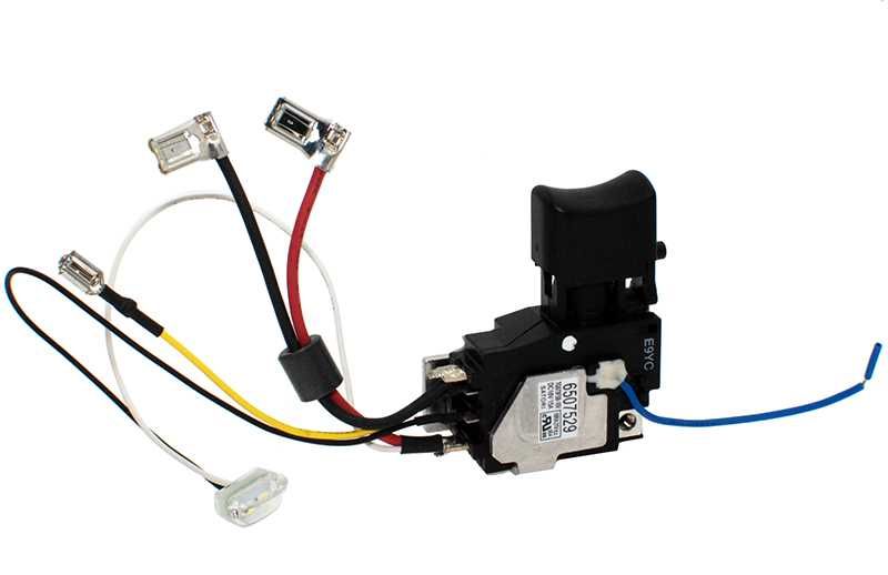 Кнопка шуруповерта Makita DTD152 оригинал 632F26-6, кн1324