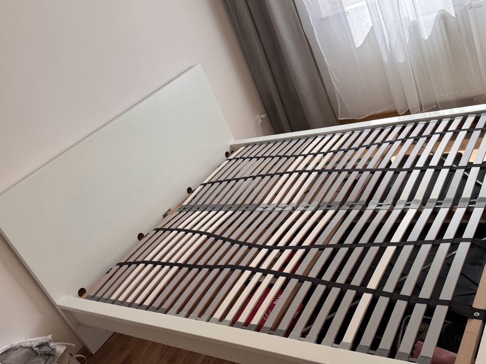 Łóżko malm ikea 160x200 białe