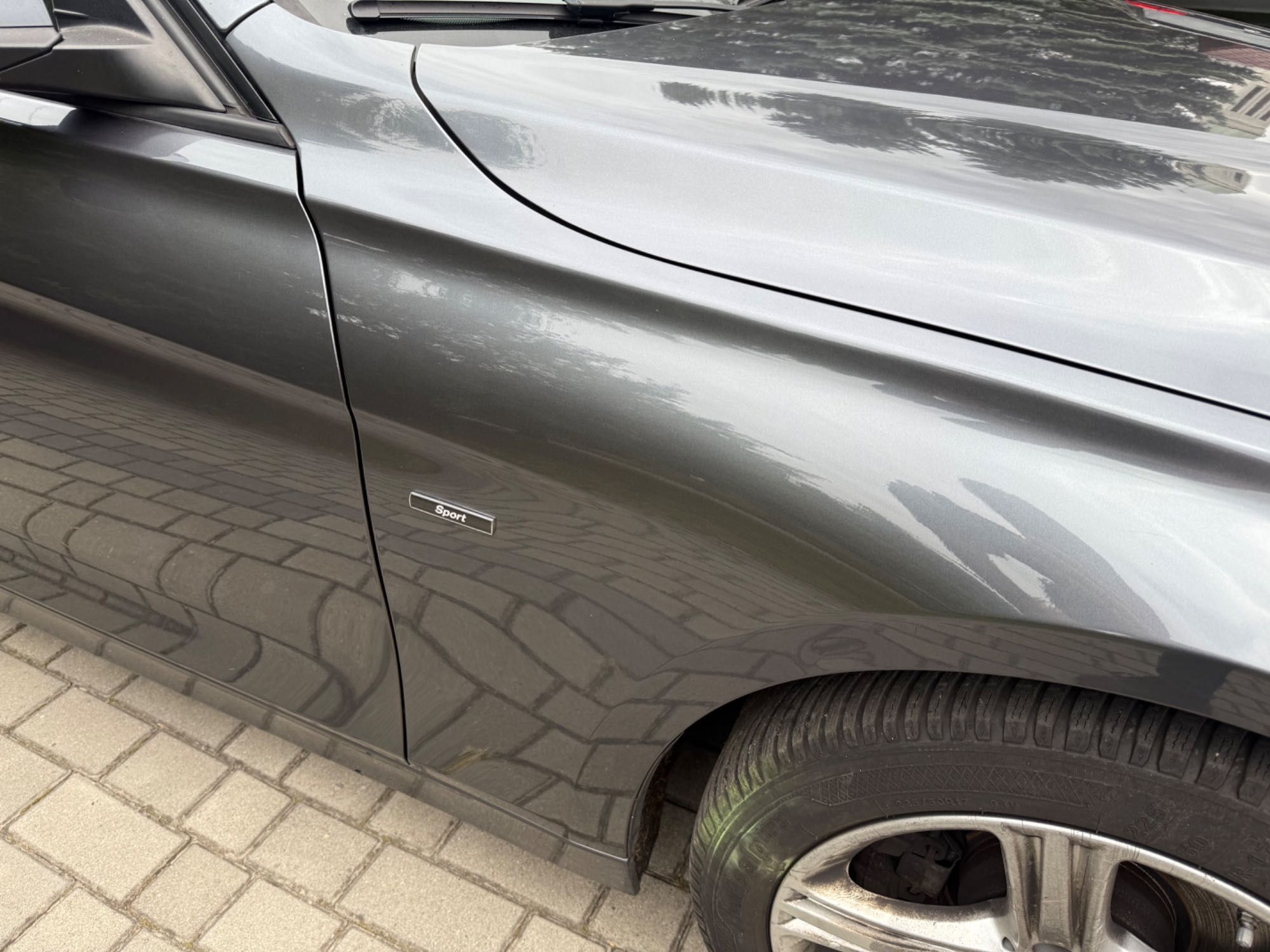 Błotnik Prawy Przód BMW F30 F31 11-18 b39 mineralgrau