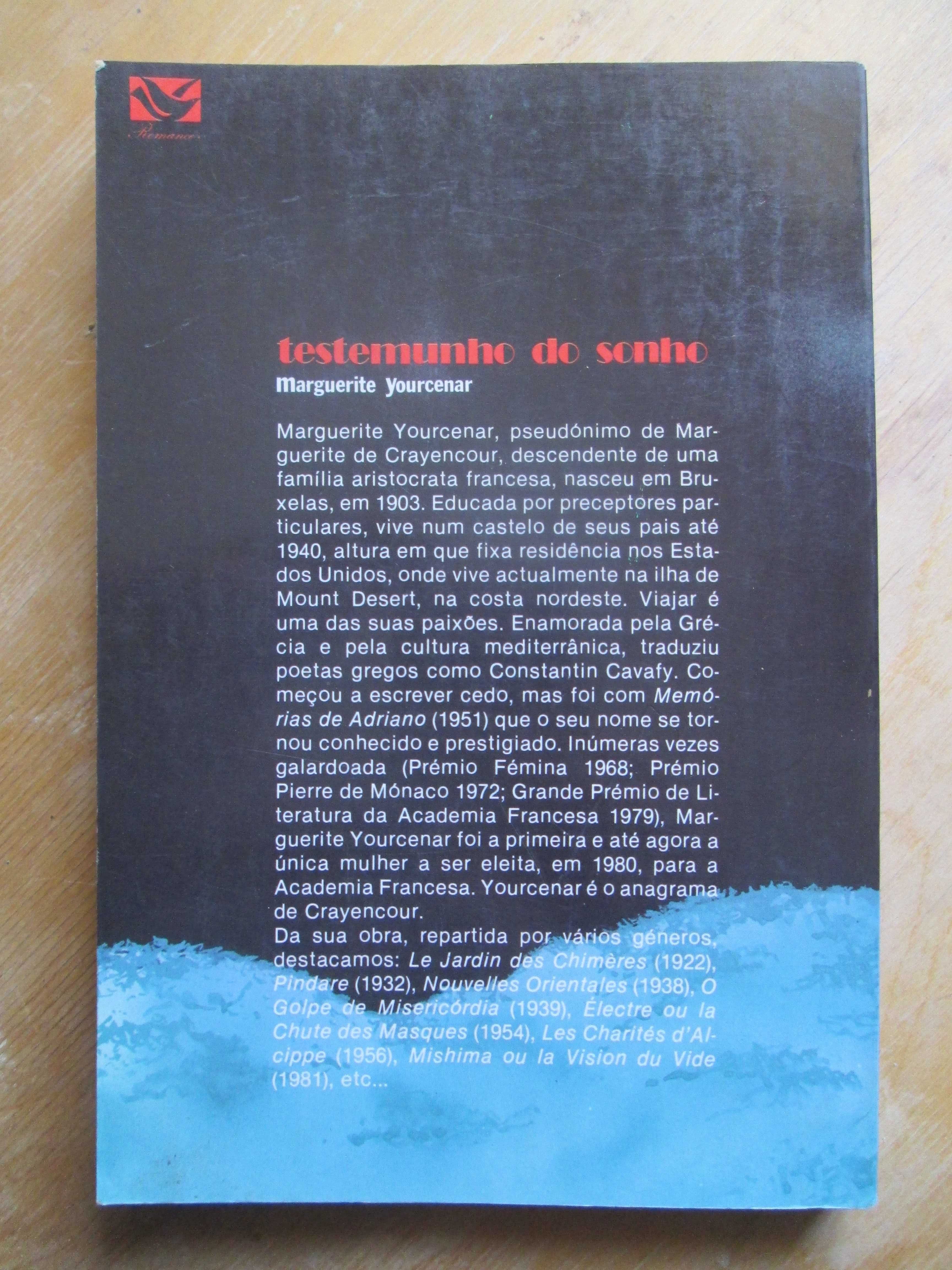 Testemunho do Sonho, de Marguerite Yourcenar