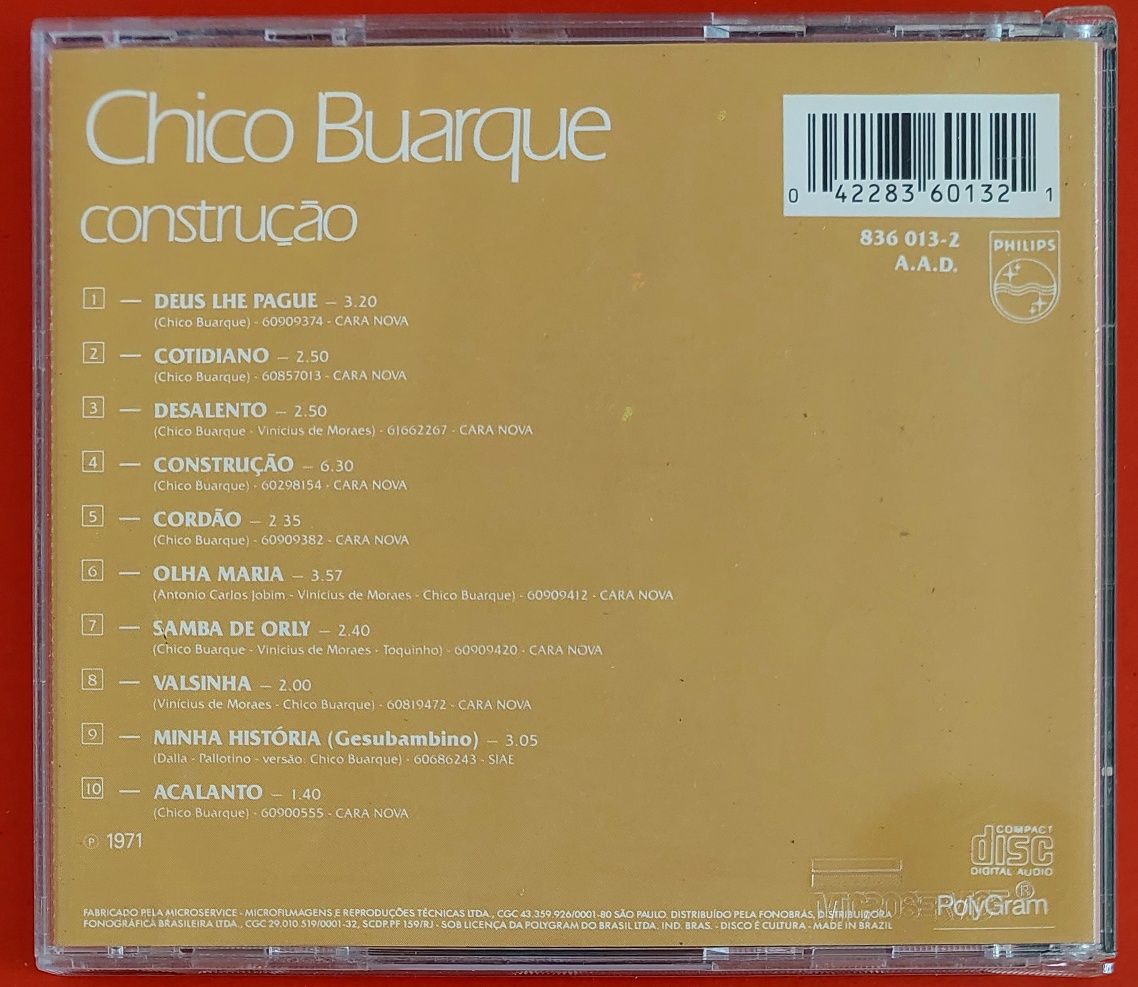 CD Construção Chico Buarque