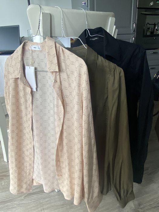 Okazja 3 koszule, Massimo Dutti, Mango, PromoD rozmiar S!