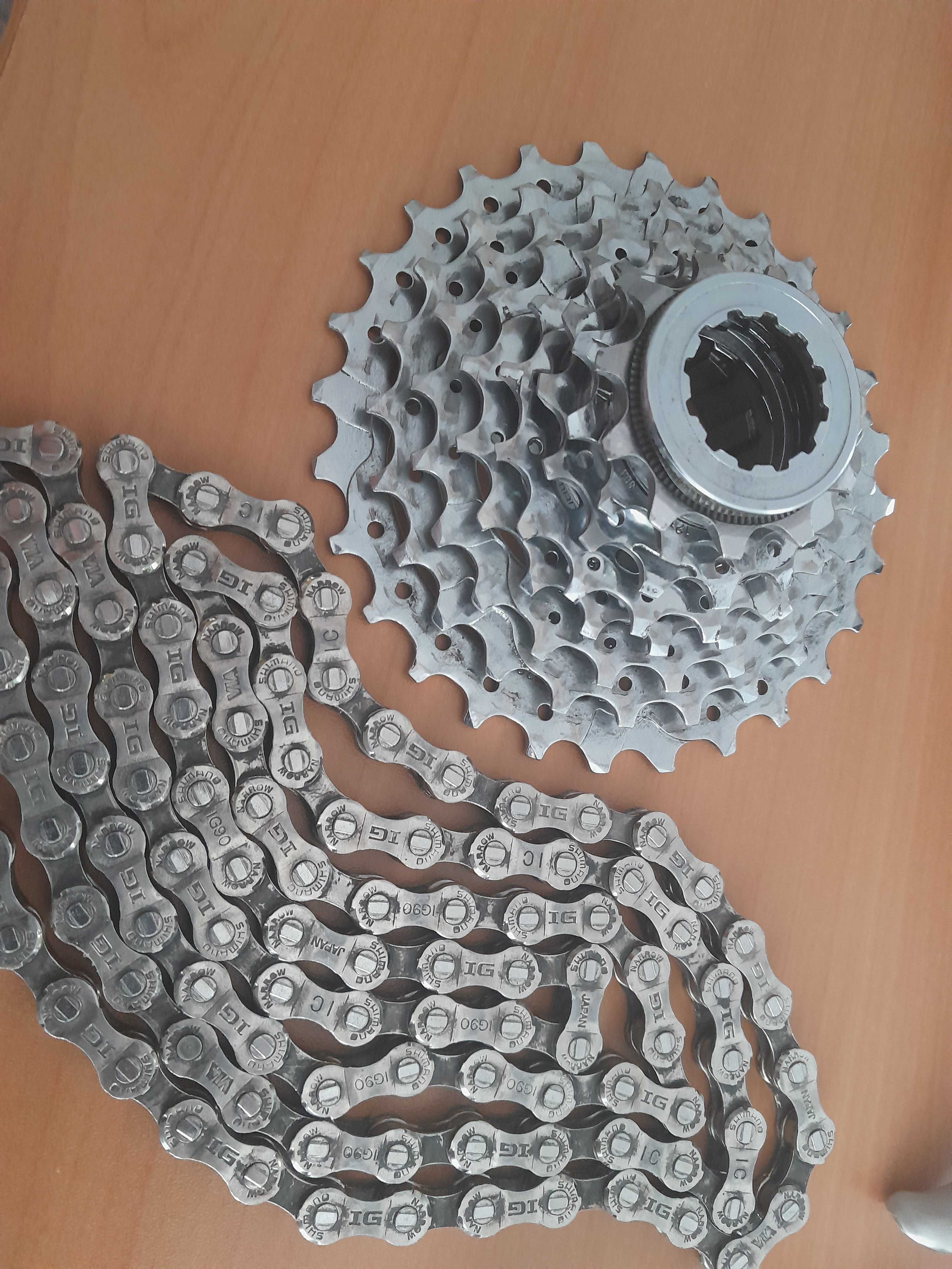 Shimano XT 737 prawie cała grupa