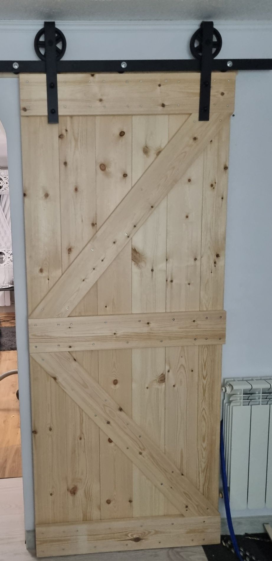 Drzwi lite drewno masywne do systemu drzwi przesuwnych