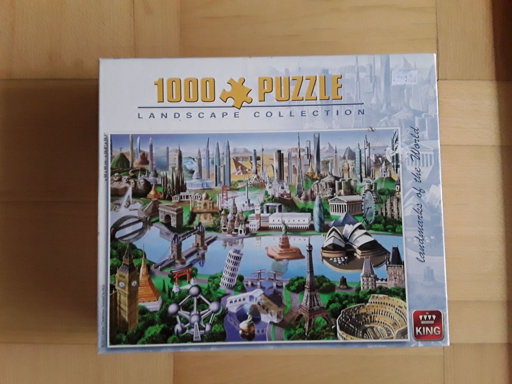Puzzle 1000 King, budynki świata