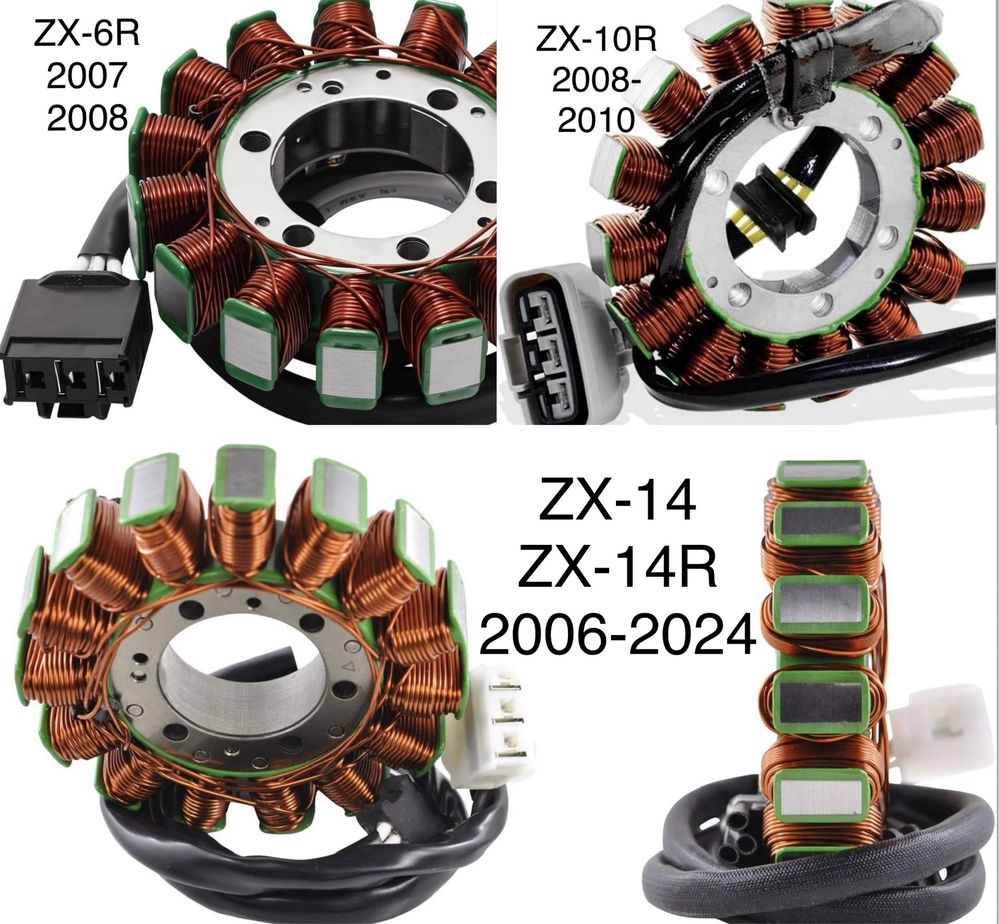 магнето Kawasaki ZX-6R ZX-10R ZX-14R Ninja H2 ER EX Z Aprilia RSV4