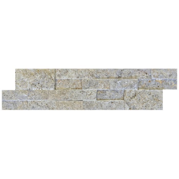 Panel kamienny trawertyn Silver Ash łupany 61x15Kamień Elewacyjny