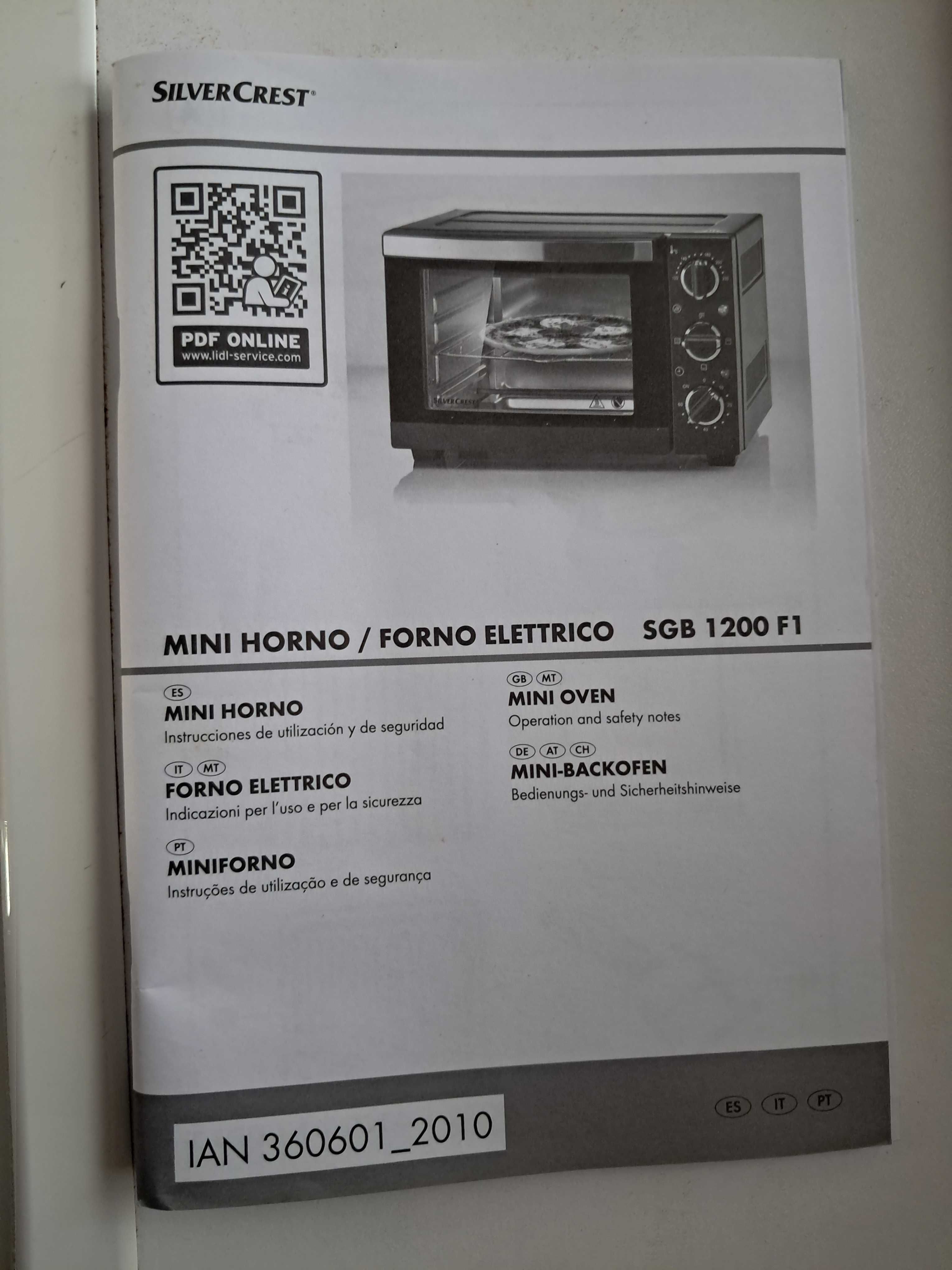 MINI FORNO da marca SilverCrest