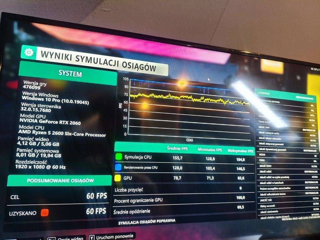 Komputer PC do gier RGB ryzen, rtx 2060, 20GB RAM, akwarium szkło