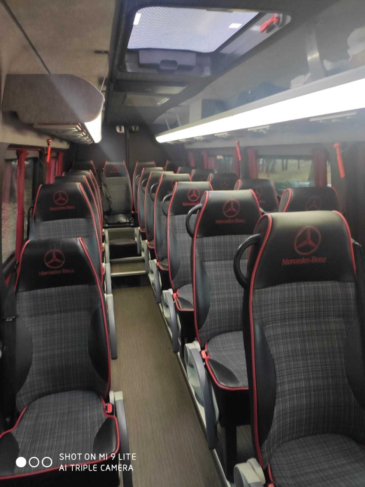 Wynajem busów z kierowcą, przewóz osób od 8 do 25 miejsc.Autobusy,busy