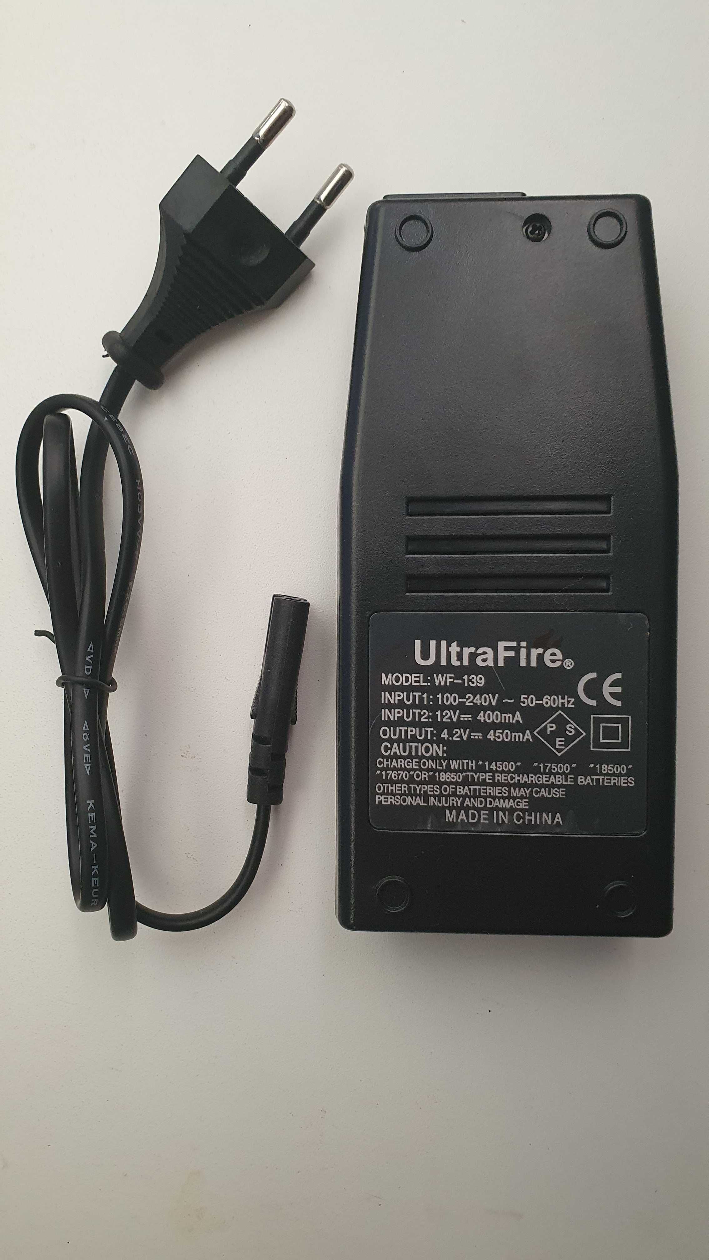 Зарядний пристрій ЗП Ultrafire WF-139 (зарядное устройство ЗУ)