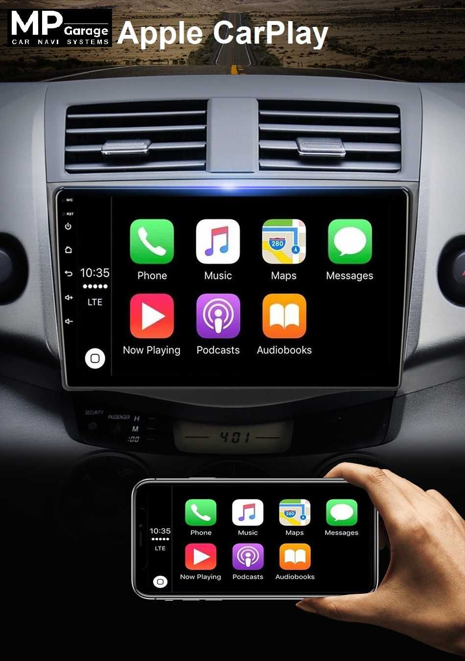Radio Nawigacja Android TOYOTA RAV4  CarPlay/AA 4G Montaż Qled!!!