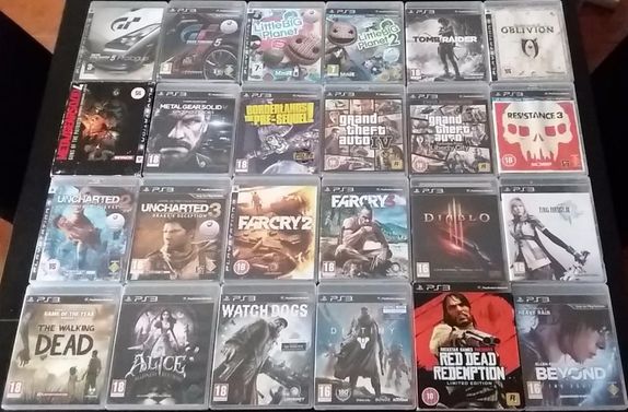 Lote - Jogos Sony Playstation, PS1, PS2, PS3, PS4 e PSP