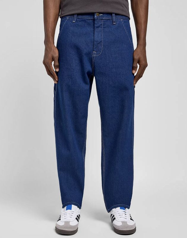 Lee Carpenter Workwear Jeansy Męskie o Luźnym Kroju Logowane r. W29 L3