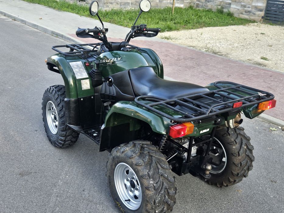 Yamaha grizzly 660 L7e Zadbana Wyciągarka Quad przeprawowy  Doposazony