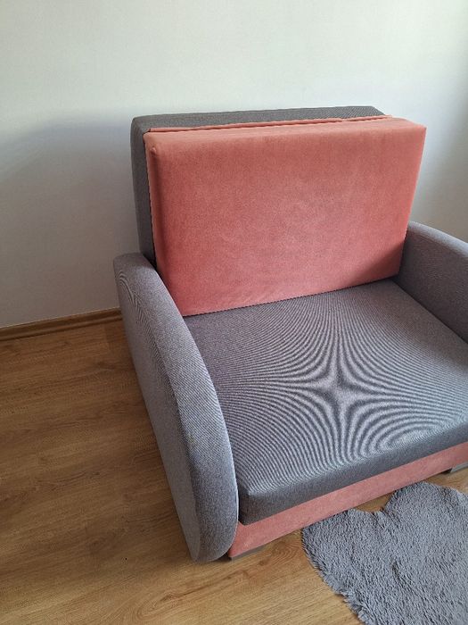 Fotel rozkładany  1 osobowy amerykanka