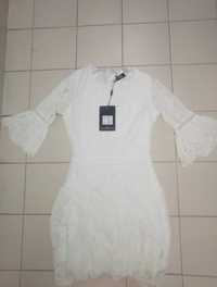 Vestido branco renda