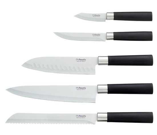 Zestaw 5 noży kuchennych w bloku Aikido Amefa Richardson Sheffield