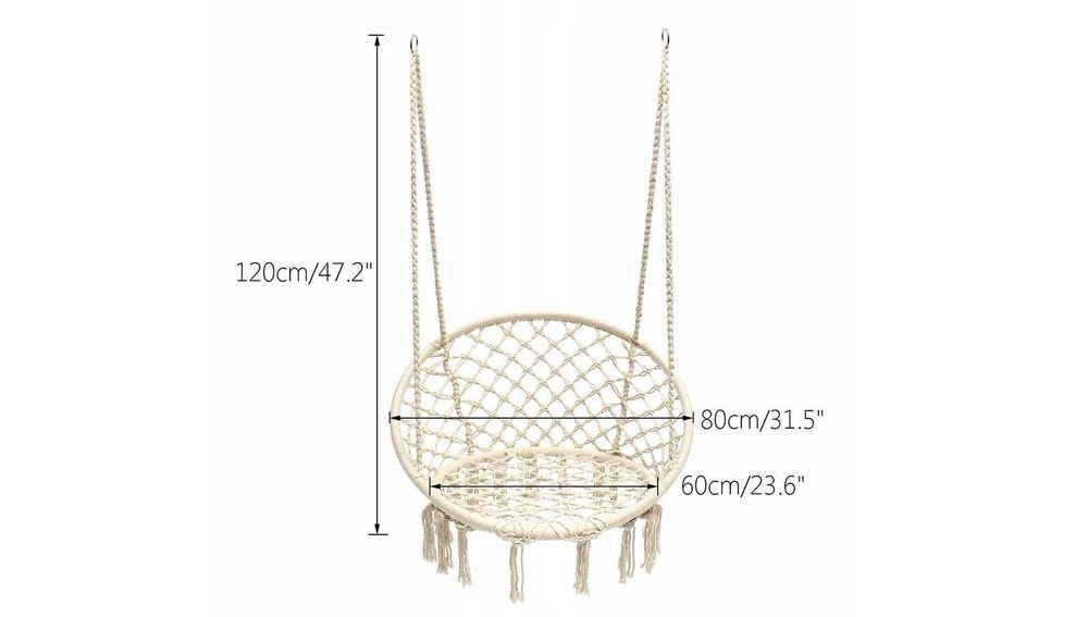 Fotel Wiszący Ogrodowy Goliat