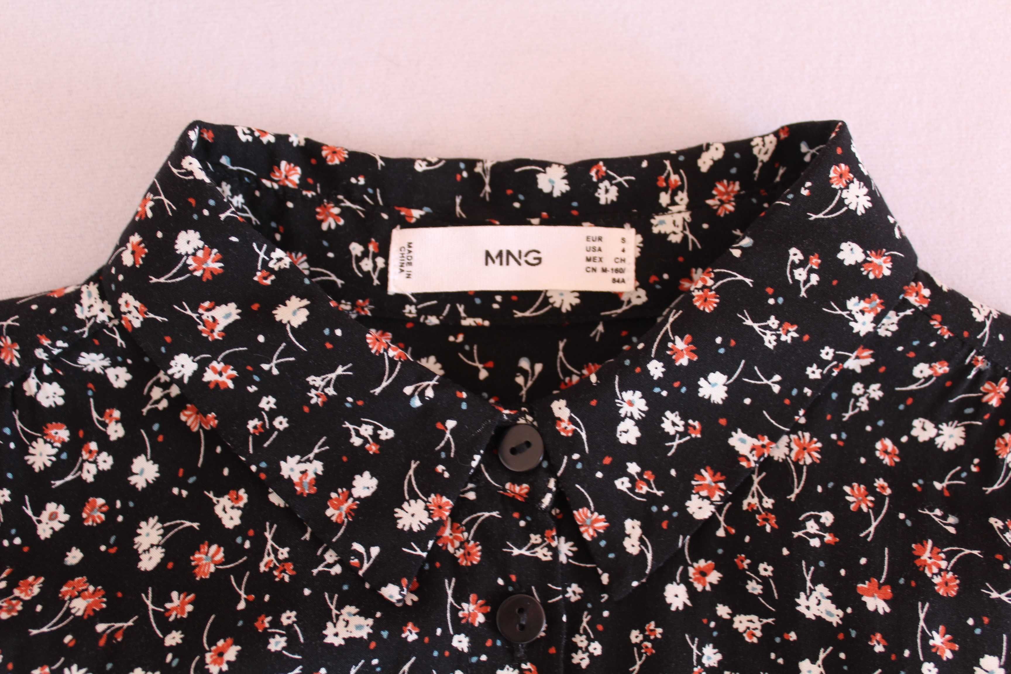 Vestido floral Mango tamanho S