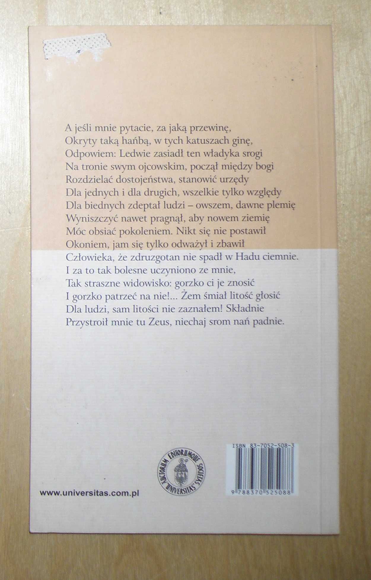 Ajschylos - Prometeusz skowany